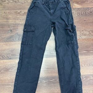 American Eagle Outfitters Black Cargo Pants